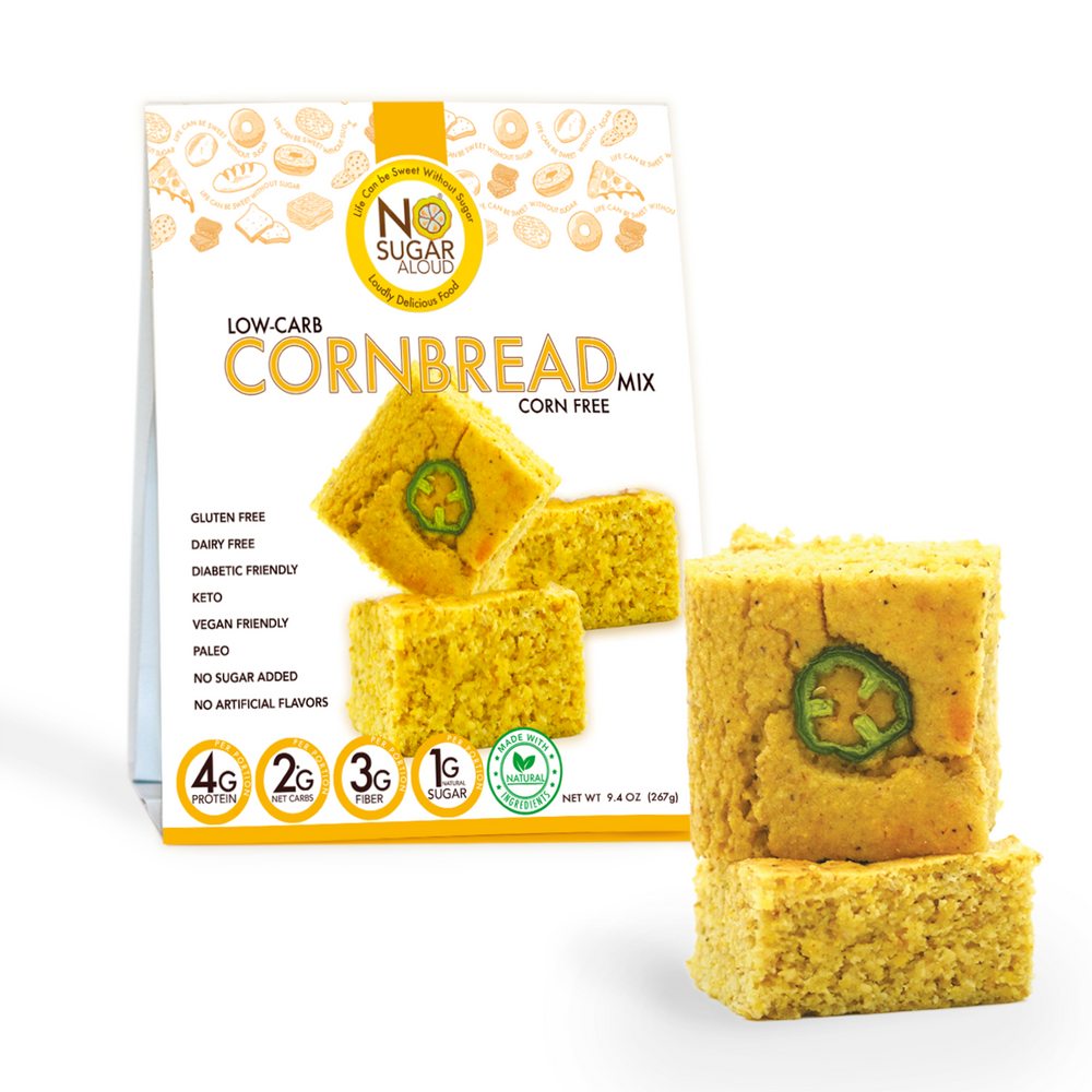Corn Free Corn bread Mix (Keto, Vegan & Diabetic Friendly)