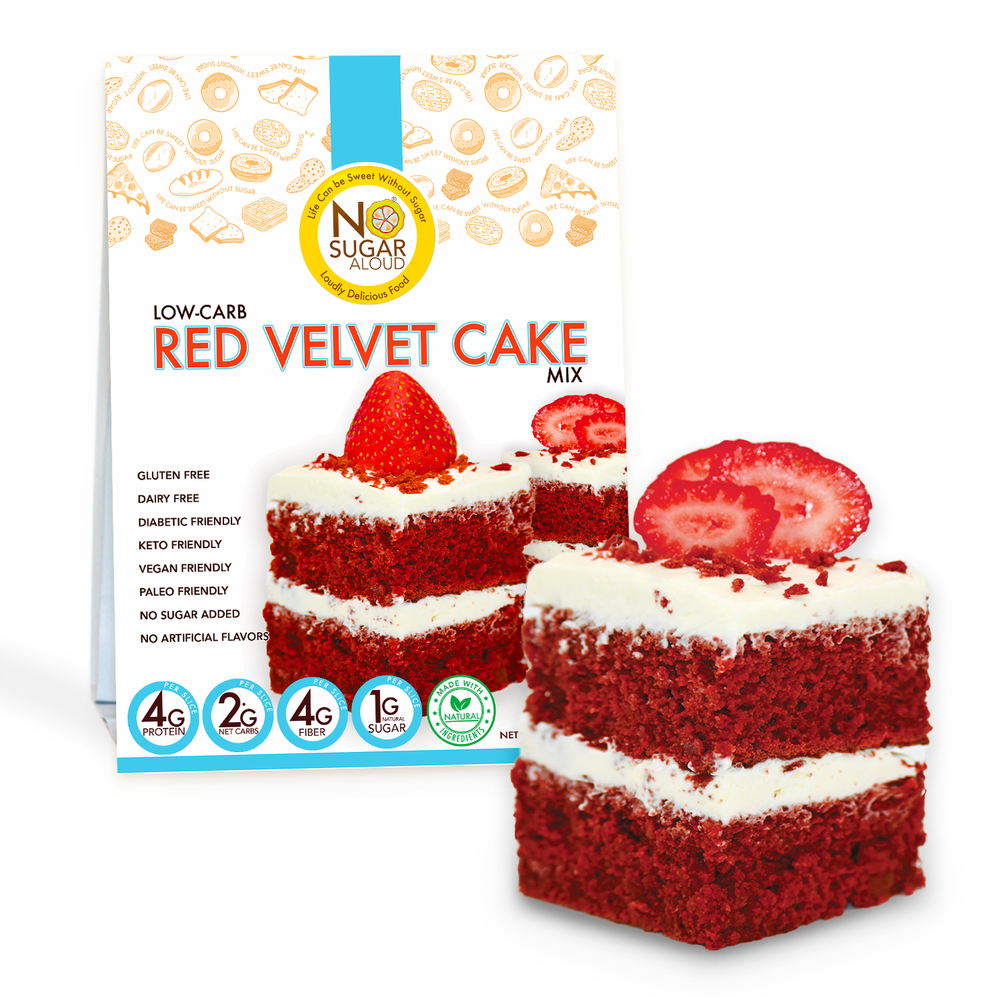 Red Velvet Cake Mix (Keto, Vegan & Diabetic Friendly)