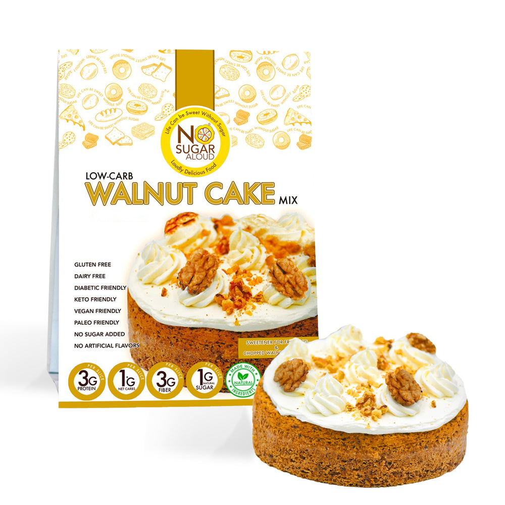 walnut cake, low carb sugar free, gluten free, keto, vegan, diabetic friendly